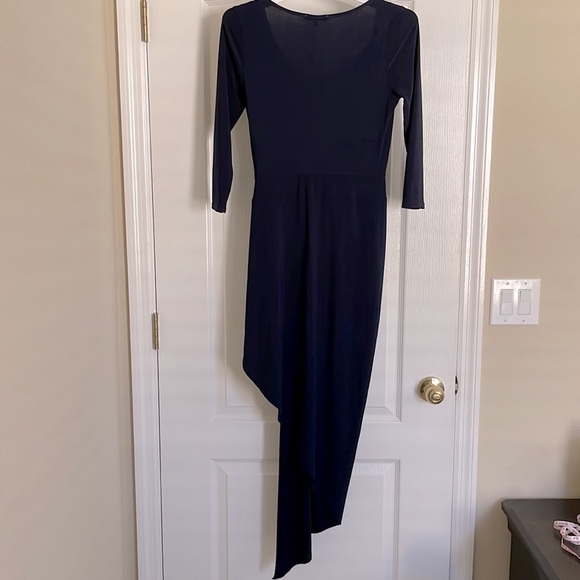 Charlotte Russe Navy Blue Asymmetrical Dress - Picture 6 of 6